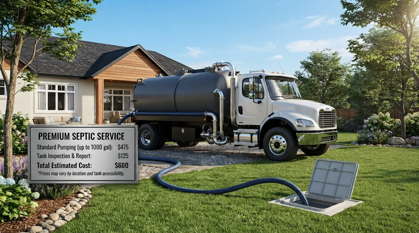 Septic Tank Pumping Cost in San Tan Valley, AZ